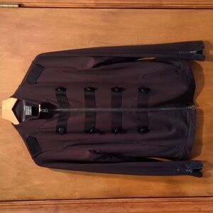 Belyn Key Military Jacket In Onyx Size M